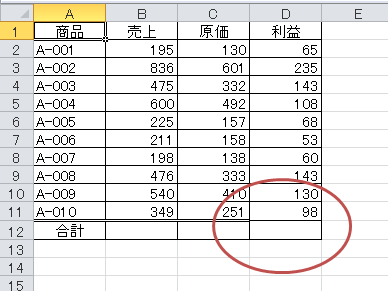 Office Tanaka Excel Tips 下二重罫線を消さない