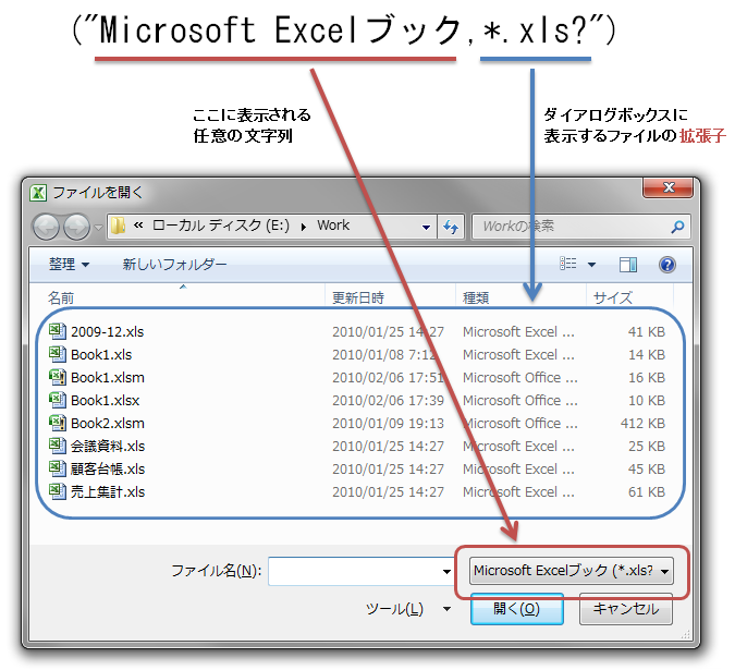 Excel 拡張 子